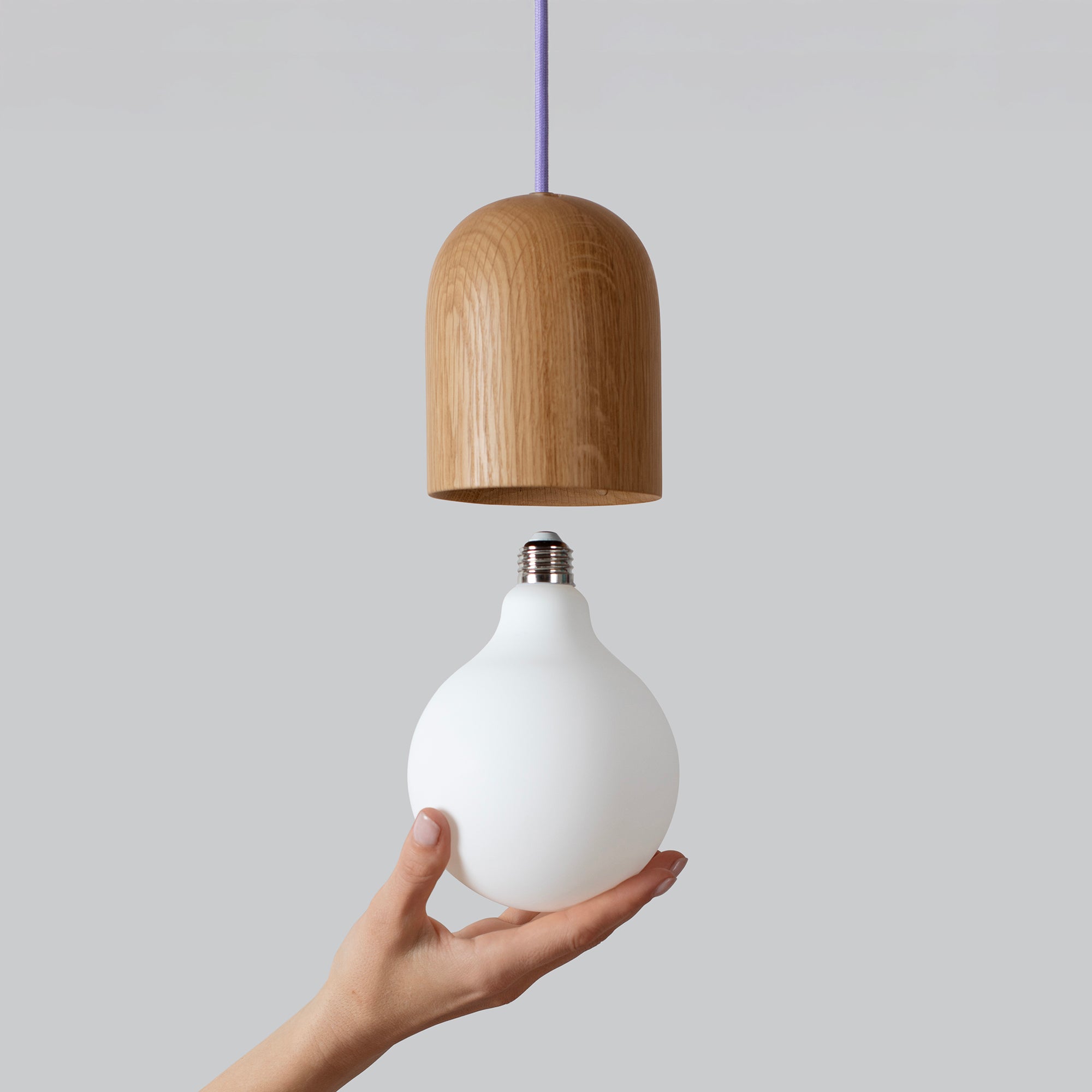 Oak / Cloud / Lavender